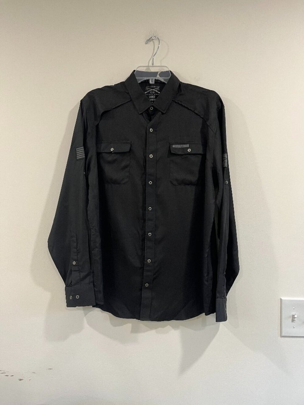 Grunt Style MEN'S Hunting long sleeve button down shirt Size Large NWT